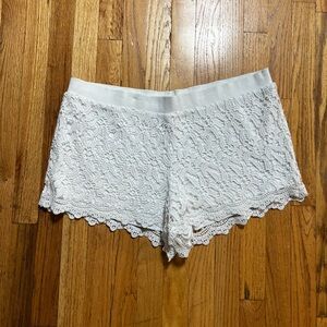 Lilly Pulitzer White Lace Shorts